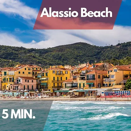 5 Minutes From The Sea, Relaxation And Comfort Алассио